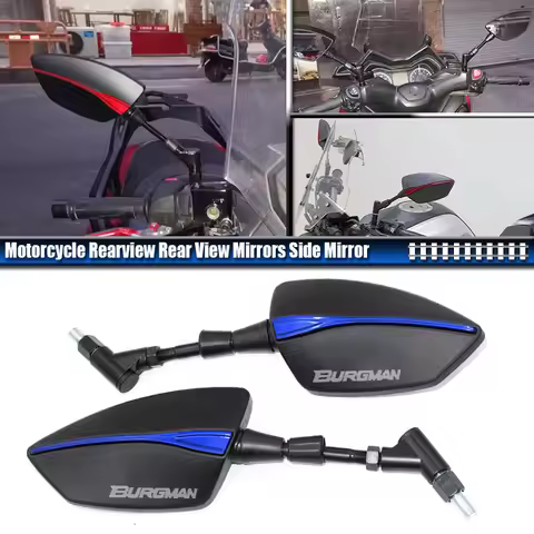 For BURGMAN AN125 AN250 AN400 AN650 AN 650 Burgman 400 650 125 200 Motorcycle Rearview Mirror