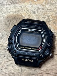(沒電！沒錶帶！營幕液晶有問題！當壞的賣）二手卡西歐casio(dw290)電子錶零件