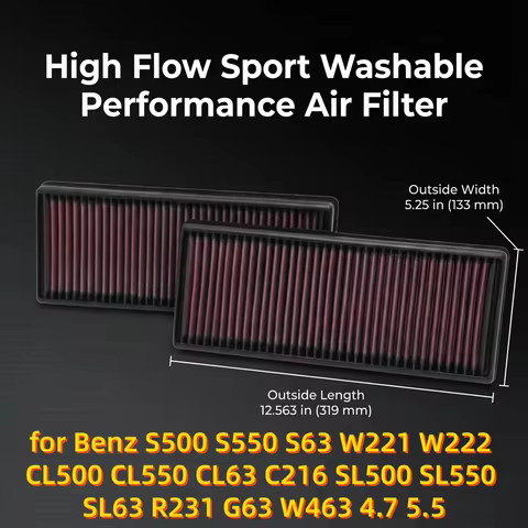 for Benz S500 S550 S63 W221 W222 CL500 CL550 CL63 C216 SL500 SL550 SL63 R231 G63 W463 4.7 5.5 High F