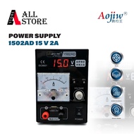 AOJIW 1502AD DC POWER SUPPLY ADJUSTABLE 0-15V 2A - POWER SUPPLY AOJIW 1502AD 15V 2A Original - POWER