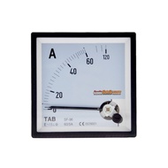 Ampere Meter Analog AC 60 / 5 A Via CT 96 x 96 TAB