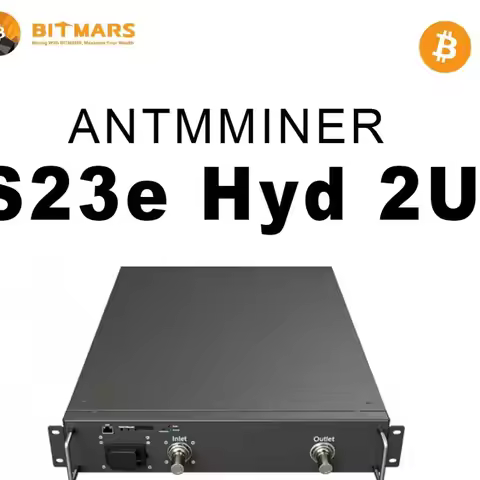 discount Bitmain Antminer S23e Hydro 2U 865T 8650W SHA256 Bitcoin Miner Hydro Cooling with Power Sup