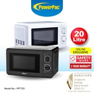 PowerPac Microwave oven 20L (PPT720) Random Color(black/white)