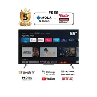 POLYTRON 4k LED TV SMART 55 inch GOOGLE TV PLD55UG5959 PLD 55UG5959