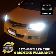 Honda Civic Fd4 Plug n Play 6500k White LED Headlight / Fog Light Bulb - H7 H8 H9 H11 HB3 HB4 T15 T1