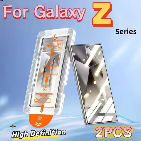 2PCS NEW Dust Free Quick Installation for Samsung Galaxy Z Fold 7 3 4 5 6 5G 9H HD Tempered Glass Sc