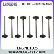 8pcs New Intake & Exhaust Valve Kit For NISSAN CABSTAR NAVARA PICK UP URVAN 2.5L 2.5 L T L4 86-05 13