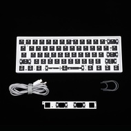 YMDK GH60 GK61 RGB Hot Swap Independent Driver Tyce-C ANSI Mechanical keyboard DIY kit Plastic Case