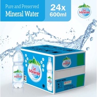LE MINERALE AIR MINERAL BOTOL 600ML 1 DUS ISI 24