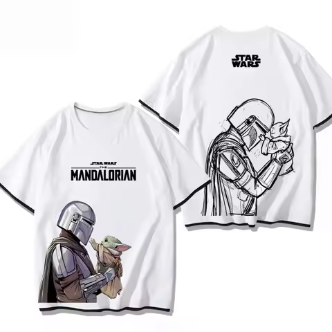 Star Wars Mandalorian Yoda Baby T-shirts for Boys, Girls, and Children - Multiple Characters, Styles