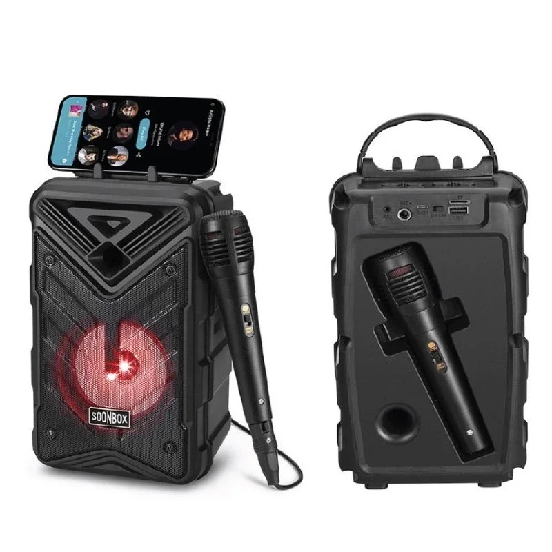 ready stock new rechargable bluetooth speaker with mike best sound with bluetooth fm radio tf card a
