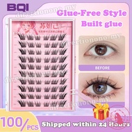 [Free Tweezer] BQI Eyelashes Super Sticky False Eyelashes Glue-free False Eyelashes Self-adhesive Ey