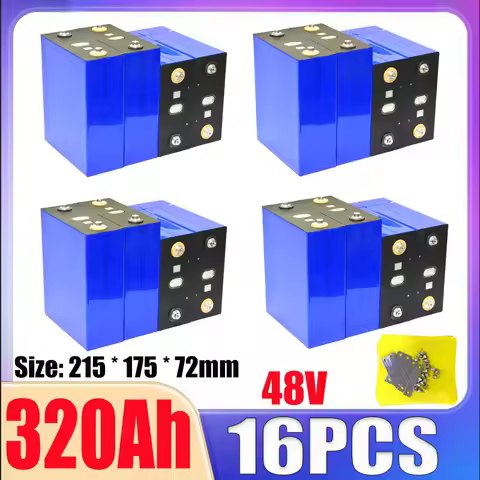 16pcs 3.2v 340Ah 320Ah 280Ah 150AH 32AH Lifepo4 battery A-class 3C DIY 48V RV lithium iron phosphate