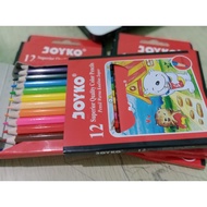 Joyko COLOR PENCIL 12 SHORT COLORS / 12W COLOR PENCIL / JOYKO COLOR PENCIL