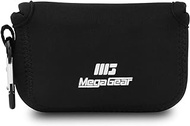 MegaGear MG085 Sony Cyber-shot DSC-RX100 VII, Cyber-shot DSC-RX100 VI, DSC-RX100 V, DSC-RX100 IV, DSC-RX100 III, DSC-RX100 II Ultra Light Neoprene Camera Case - Black, PU Leather