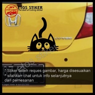 Cat stickers, cat cutting stickers, cat animal stickers, motorbike car stickers - etos stickers