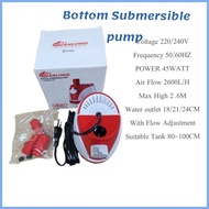 Aquarium Fish Tank Water Pump  Pompa Submersible Bawah Guanlong 220/240V 45W 2600L/H 2.6M 18/21/24CM