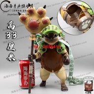 【可開發票】艾露貓手辦模型擺件怪物獵人日本大阪USJ環球影城爆米花桶Airou