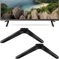 Luxshiny TV Stand Tabletop for Roku - 1pair TV Stand Foot with Screws, Replacement TV Legs for Home,