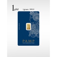 [1 gram] 1Gold PAMP Lady Fortuna™ Gold Minted Bar (999.9) 100% Authentic