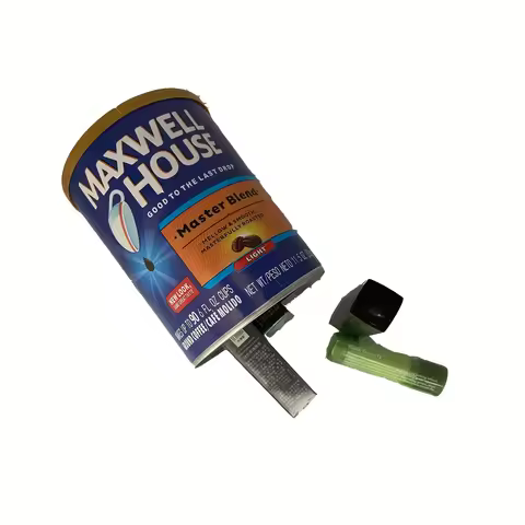 Diversion safe Maxwell Coffee Stash Can with Food Grade Smell Proof Bag