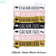 【CE】 Novelty Campus Graduation Party Student Shoulder Belt Printed Ribbon Costume Accessories Person
