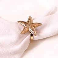 Hotel Wedding Napkin Rings E-commerce Starfish Napkin Rings Napkin Rings Restaurant Paper Napkin Rin