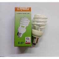 LIYODA 13W E27 SPIRAL BULB WARM WHITE