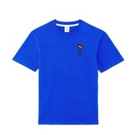 男款 AMI PARIS &amp; PUMA聯名系列 短袖T恤-藍色S號