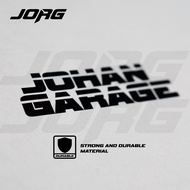 Johan Garage Night Sticker