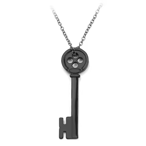 Coraline & the Secret Key Necklace Pendants Coraline Key Skull Nightmare Before Christmas Choker Kin