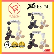 BESTAR Duo Hagar Corner Fan Ceiling Fan Wall Fan