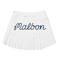 Genuine NEW Malbon South Korea Golf Womens Classic Explosion Hip Pleated Skirt Golf Logo Letter Anti