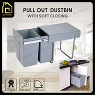 Kitchen Bin Pull Out Dustbin / Tong Sampah Moden 20 Litre / Kitchen Dustbin / Kitchen Tong Sampah /