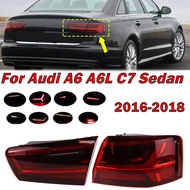 Car Taillight For Audi A6 C7 Sedan 2016-2018 Auto Rear Tail Light Warning Brake Lamp Dynamic Signal 