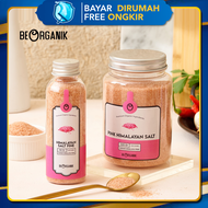 Beorganik Garam Himalaya 110GR/320GR/1KG Pink Himalayan Salt Fine Grade Organik Lembut Halus Premium ASLI ORI BPOM GRATIS ONGKIR