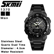 SKMEI ORIGINAL JAM TANGAN FORMAL PRIA DUAL TIME SPORT SERIES SKMEI 1370 WATER RESISTANT