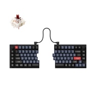Keychron Q11 QMK/VIA TKL Split Keyboard Ergonomic, 91 Keys 75% Layout Wired Mechanical Gaming Keyboa