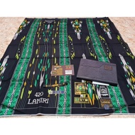 (COD) SARUNG LAMIRI SGE 420 SUTRA FULL S-90 LENGKAP KETJUBUNG BHS