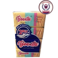 Beautex 2 Ply Softpack Facial Tissue 4 x 200