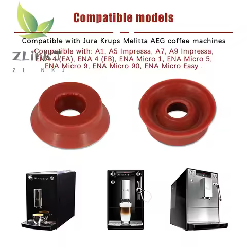 10Pcs Coffee Maker Sealing Gaskets Compatible With Jura Krups Melitta AEG Coffee Machines Accessorie