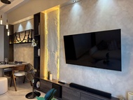 Pangsapuri 40 m² dengan 1 bilik tidur dan 1 bilik mandi peribadi di Parañaque (Landscape view and se