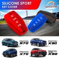 PROTON X50 X70 X90 S70 Sports Silicone Key Cover Kunci Kereta Case Car Accessories Bodykit Aksesori 