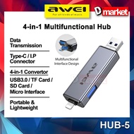 Awei HUB-5 Convertor Adapter 4-in-1 Docking Station Awei HUB-5L Multifunctional Hub Awei Converter A