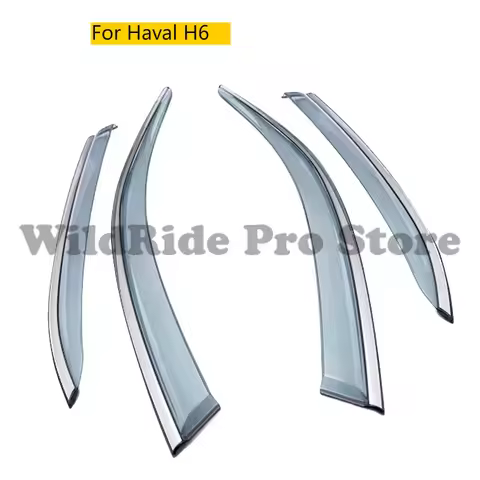 Car Accessories for Haval H6 Car Injection Window Deflectors Vent Visor, High Quality with Stainless