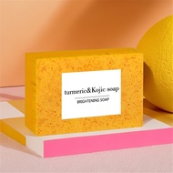 Turmeric & Kojic Acid Brightening Soap Body Care Body Wash Lemon S5L4 Cold Handmade Soap 100g