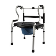 Elderly Walker Soft Seat Plate Disabled Adult Rehabilitation Walking Training Walkers Aid with Pulle