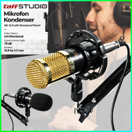 TOP PRODUK TaffSTUDIO Mikrofon Kondenser Studio Mic XLR with Shockproof Mount BM-800 / Mic Karaoke S