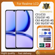 Original For Realme C51 C53 C55 C61 4G C63 4G C65 4G C65 5G C67 4G LCD Display Touch Screen Digitize