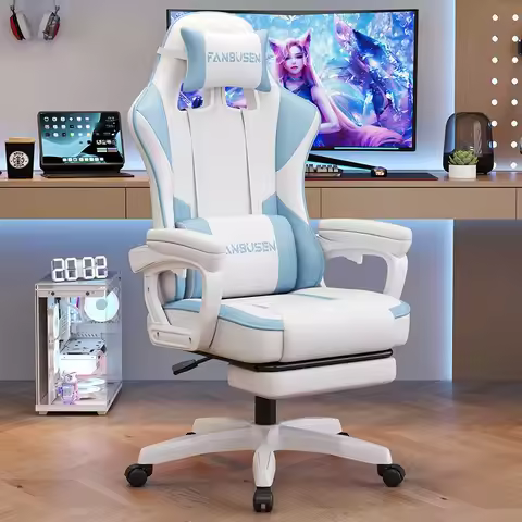 Gaming Chair Computer Chair GamingChair Ergonomic Dormitory Lifting Modern Simple Office Gaming Chai